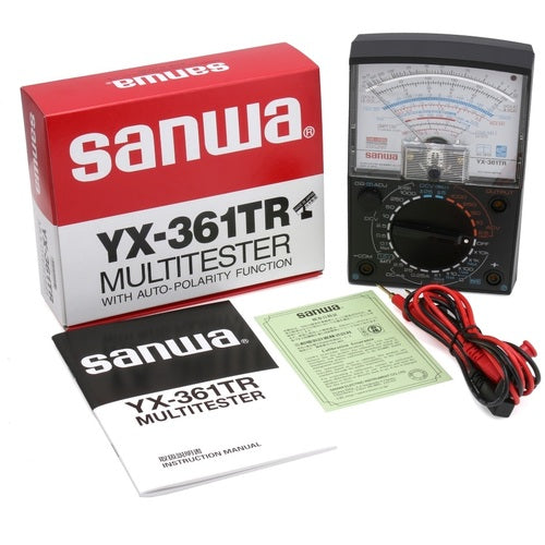 SANWA Analog Multi Tester, 1000V Measurement Capable, YX-361TR, 1 unit