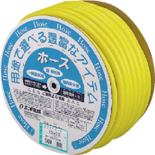 산요 화이트 넷 호스 15 × 20 옐로우 50m 드럼 권 WN-1520D50Y 1 권