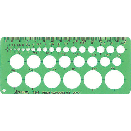 シンワ テンプレートTB−4 66005 1 個