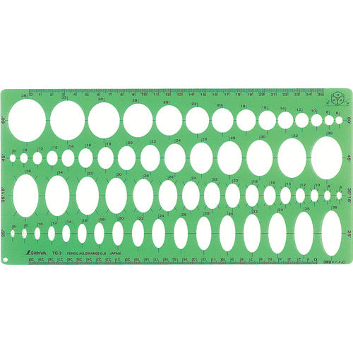 シンワ テンプレートTG−3 66020 1 枚