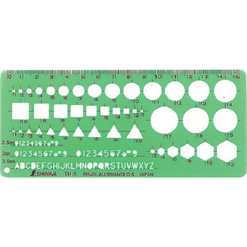 シンワ テンプレートTH−1 66021 1 個