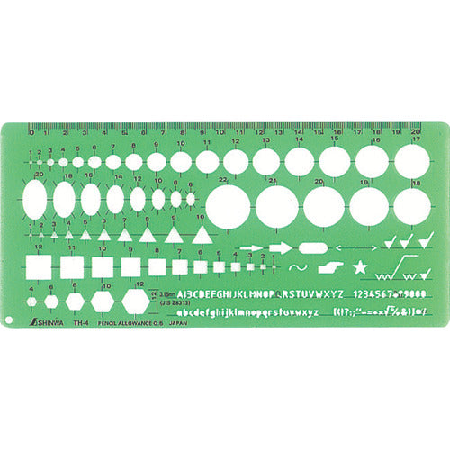 シンワ テンプレートTH−4 66024 1 個