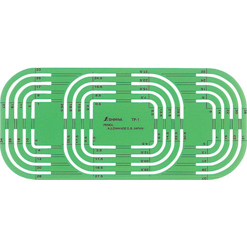 シンワ テンプレートTP−1 66031 1 個