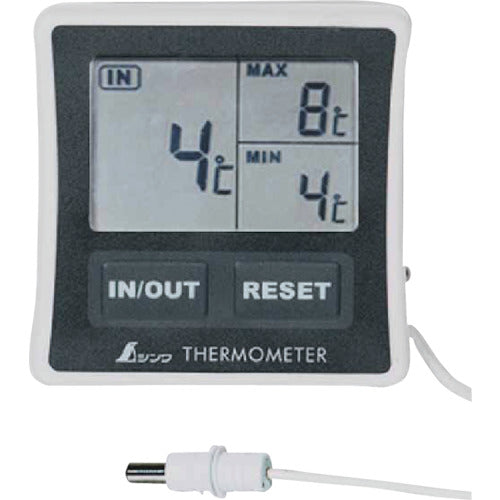 신와 냉장고용 디지털 온도계 A 최고 최저/격측식 73042 1개