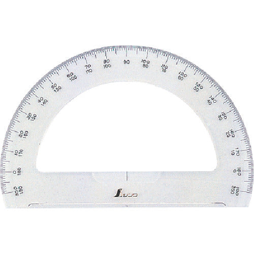 シンワ 分度器180°15cm半円 74918 1 個