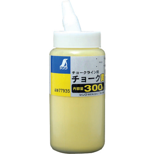 シンワ チョーク粉黄 77935 1 本