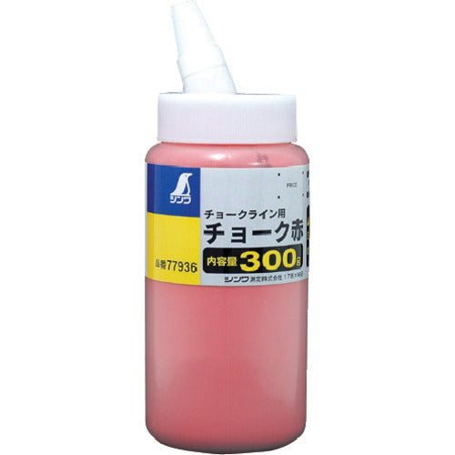 Shinwa Chalk Powder Red 77936 1 bottle