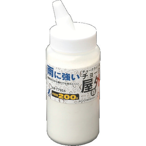 シンワ チョーク チョークライン用 屋外白 200g 77954 1 本