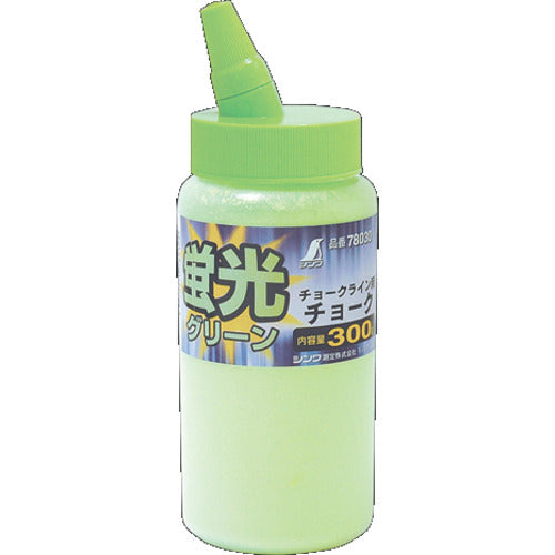 Shinwa Chalk Handy Chalk for Line Fluorescent Green 300g 78030 1 piece