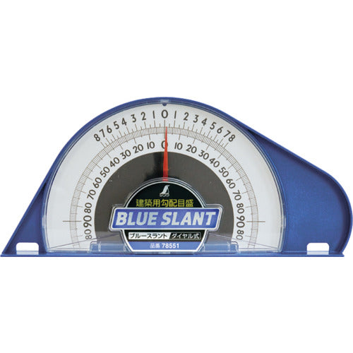 シンワ ブルースラント ダイヤル式 建築用勾配目盛 78551 1 個