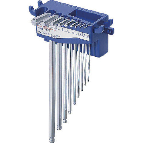 ASH 롱볼 포인트 육각봉 렌치 세트 9개 세트 AQS0900 1 S