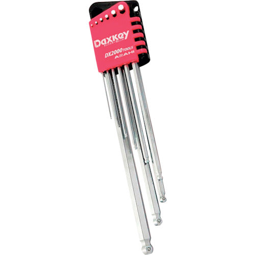 ASH 롱 볼 닥스 키 육각 막대 렌치 세트 9 개 세트 DVS0910 1 S