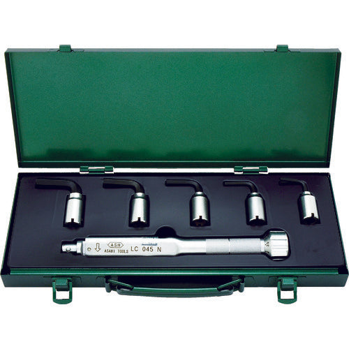 ASH トルクレンチ六角棒スパナヘッドセット LC045N+4−10mm LCX2000 1 S