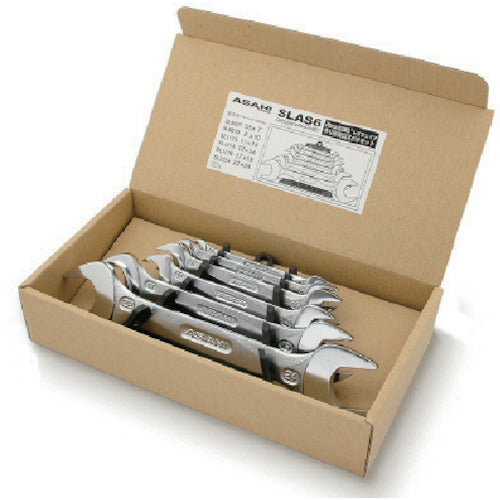 ASH REVOWAVE Double-ended wrench set of 6 SLAS6 1 S