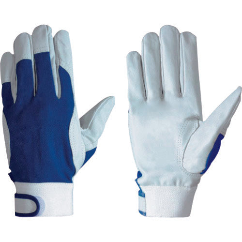 Simon Pig Leather Upper Mesh Cuffs with Velcro 129 White Pig Size L PL129 L 1 Pair