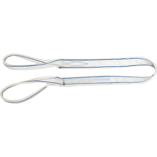 실라이 벨트 슬링 폴리에스테르 슬링 PET3E(JIS3 토쿠큐) 양단 아이형 25mm 폭×길이 2.0m PET3E-25X2.0 1개