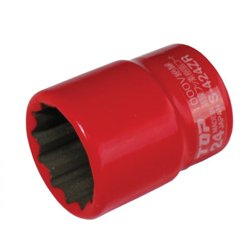 TOP 絶縁ソケット 差込角9.5mm 対辺13mm S-313ZR 1 個