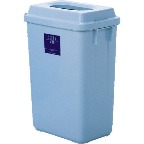 Teramoto Trash Can Shan 475 Eco Light Gray DS-218-347-8 1 pc