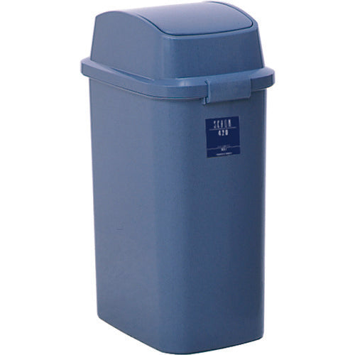 Teramoto Trash Can Shan 420 Eco Stone Blue DS-218-542-3 1 pc