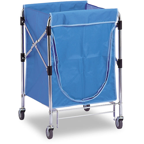 テラモト スタンディングカート(替袋E)青 ファスナー付 大 DS-226-560-3 1 枚