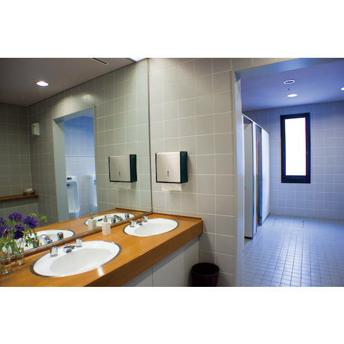 Teramoto Stainless Steel Paper Towel Holder L OT-568-210-0 1 pc