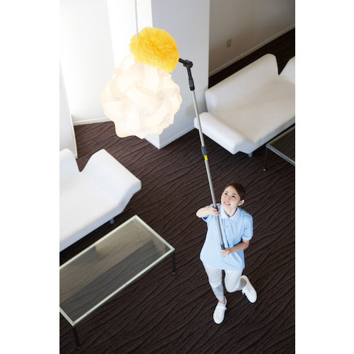 テラモト ハウスポールアフロクリーンLイエロー HP-516-230-5 1 個