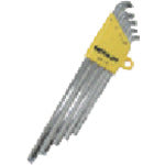 Mitoloy L-shaped hollow wrench ball point stubby long mm holder set of 5 HBL500S 1 S