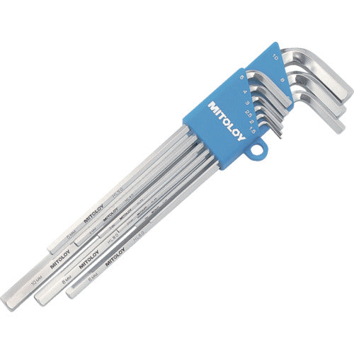 MITOLOY L-shaped hollow wrench long millimeter holder 9-piece set HL900 1 piece