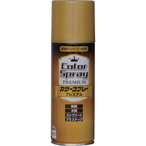 Nippon Paint Water-Based Color Spray Premium 400ml Gold Metallic HKV027 4976124266966 1 bottle