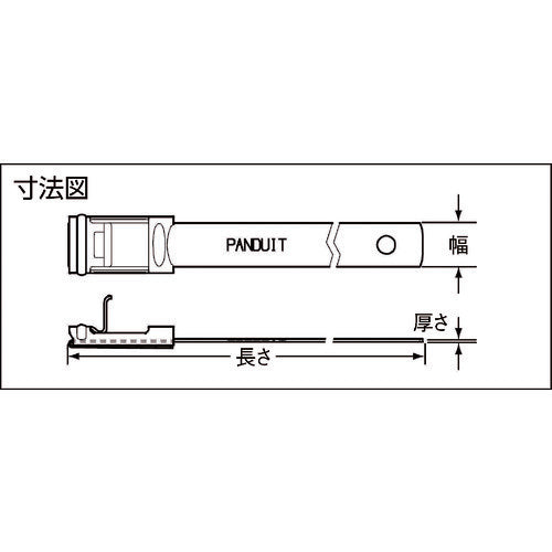 PANDUIT 【매진 폐번】MS 스테인리스 스틸 밴드 SUS316 9.5×780 50개입 MS8W38T15-L6 1봉