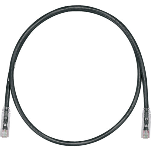 PANDUIT カテゴリ6UTPパッチコード 2m 黒 UTPSP2MBLY 1 本