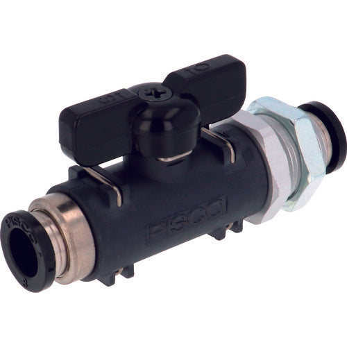 PISCO ボールバルブ 20シリーズ 隔壁ユニオン BVM20-0808 1 個