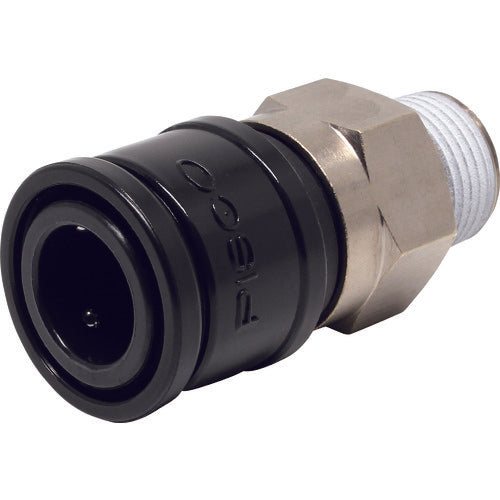 PISCO 라이트 커플링 소켓 테이퍼 나사 타입(20 시리즈) CPS20-03B 1개