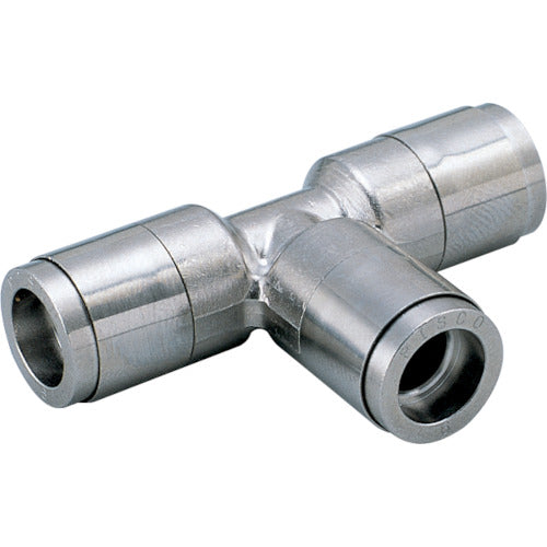 PISCO チューブフィッティングブラス ユニオンティー カバー付き KE12 1 個