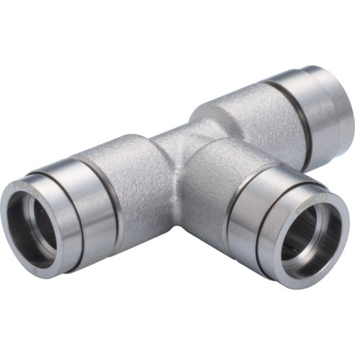 PISCO チューブフィッティングブラス ユニオンティー カバー付き KE4 1 個