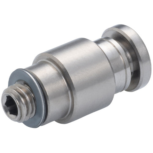 PISCO チューブフィッティング ブラス六角穴付ストレート チューブ6 ネジM5×0.8 ゴムHNBR カバー無 KOC6-M5-1 1 個