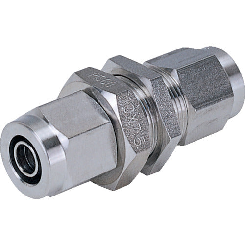 PISCO SUS316 Fastening Fitting Bulkhead Union NSM0640 1 pc