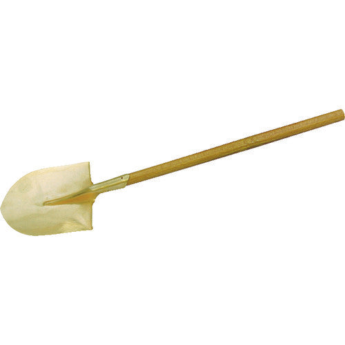 バーコ 防爆ショベル ノンスパーキングラウンドシャベル 刃先幅240mm 刃先長290mm NS802-290 1 本