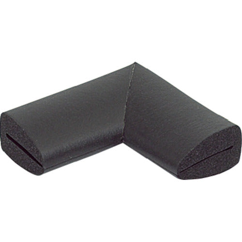 CAR−BOY 安心クッションはさみこみ型 コーナー用 内幅2mm ブラック AC151 1 個