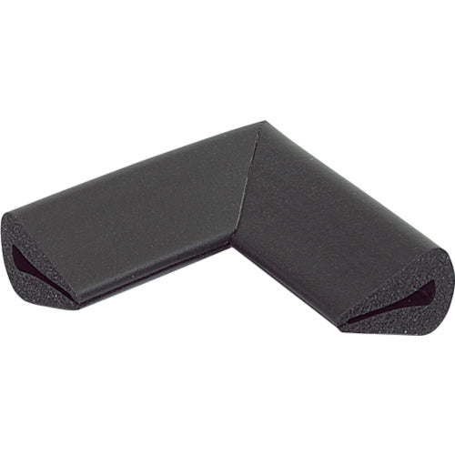 CAR-BOY Safety Cushion Clamp-type for Corners, Inner Width 5mm, Black, AC154, 1 pc