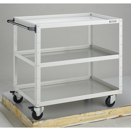 TRUSCCO 툴 왜건 이글 왜건 900X600XH880 4륜 자재 화이트 EGW-993J-W 1대