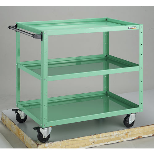 TRUSCCO 툴 왜건 이글 왜건 900X600XH880 4륜 자재 영 그린 EGW-993J-YG 1대