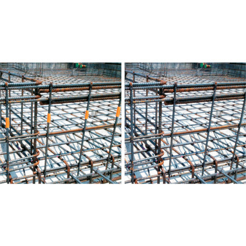 MYZOX Rebar Photo Marker, White (10 pcs) <TFM-W> 220851 1 bag