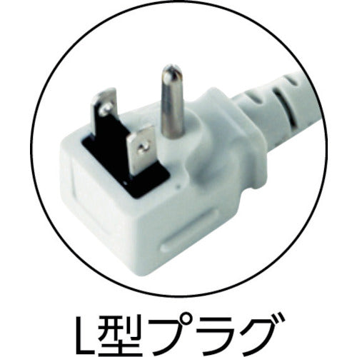 SANWA 공사 물건 탭 노멀 콘센트 2개구 케이블 길이 5m TAP-K2N-5 1개