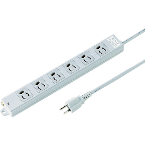 SANWA 공사 물건 번개 가드 탭 빠짐 방지 콘센트 TAP-K6SP-3 1개