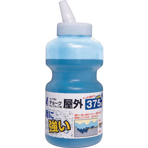 シンワ チョークライン用屋外チョーク375g青 77962 1 本