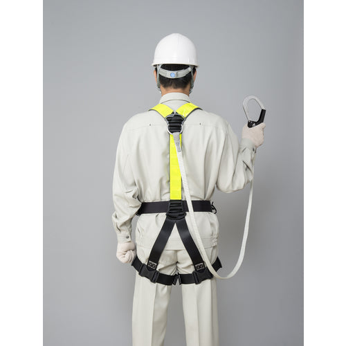 Tanizawa Lemon Yellow Reflective Belt for Full Harness 582-YJ 1 Pair