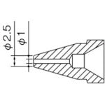Hakko Nozzle 1.0mm N61-08 1 piece