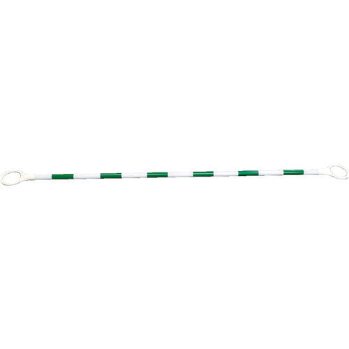 Sendai Meiban Polycarbonate Cone Bar White/Green Reflective φ34×2m 3140083 1 piece