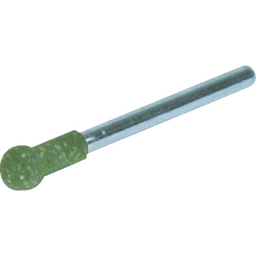 TRUSCO ゴム軸付砥石 球型 Φ10X軸3 120# 10本入 MI1210RM 1 PK